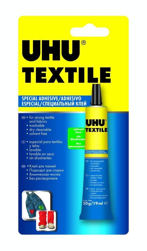 19ml Solvent-Free Fabric Glue - Fast Setting for Quick Projects