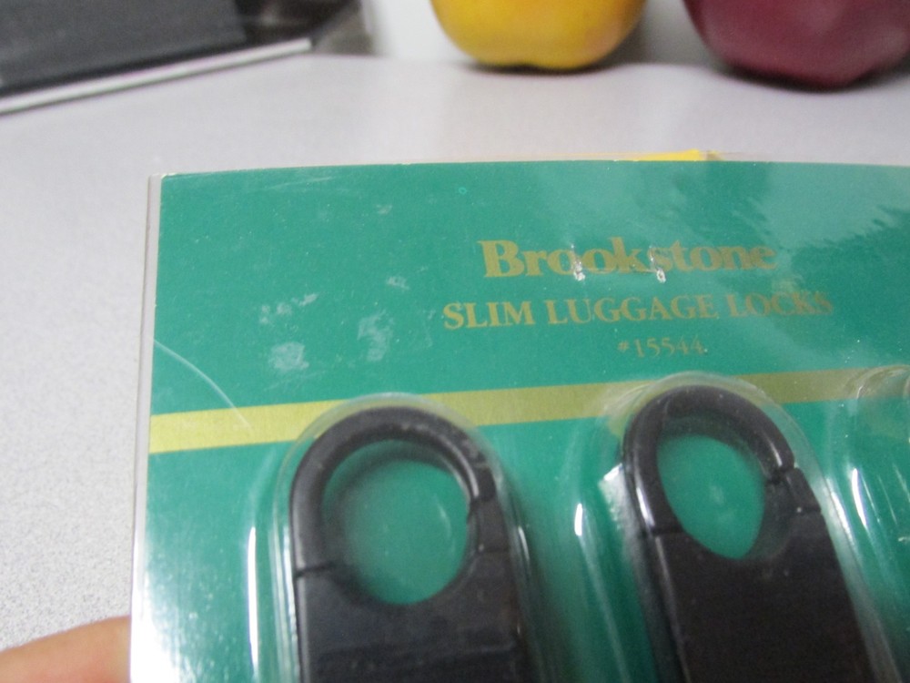 Brookstone Slim Luggage Locks 15544 2/Pack