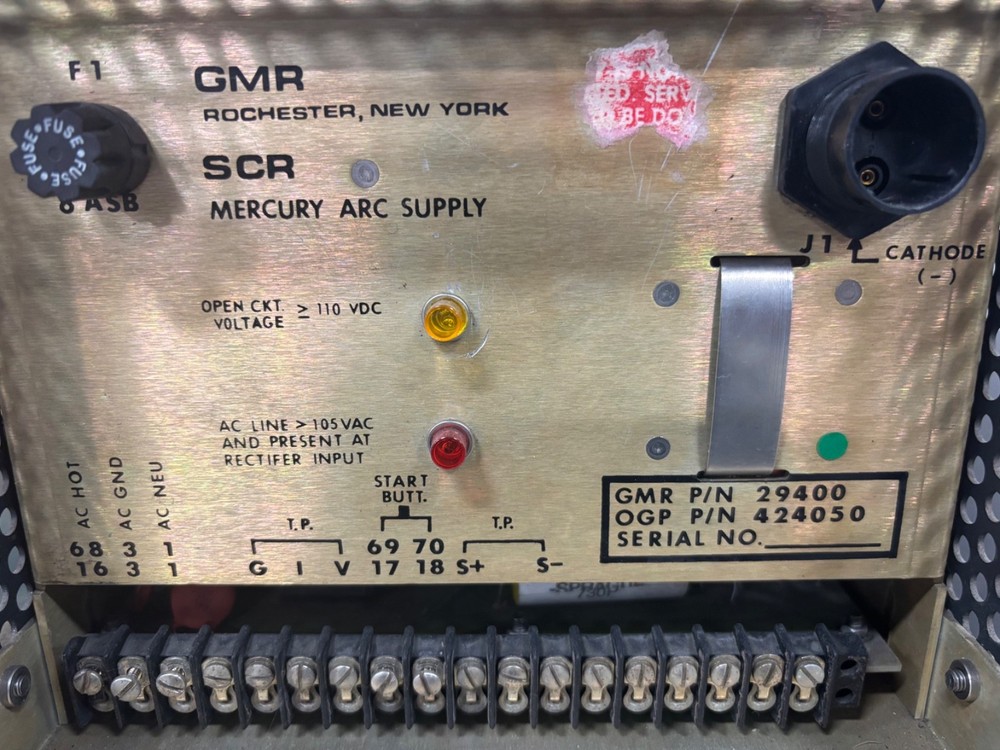 Comparator Mercury Arc Power Supply