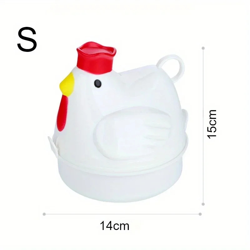 Chicken Shaped Egg Boiler Steamer Microwave Eggs Cooker Cooking Tool Kitchen