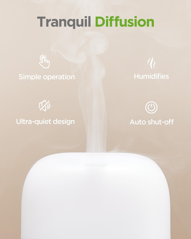 InnoGear 150ml Essential Oil Diffuser, 5-in-1 Diffusers for Medium, Yellow