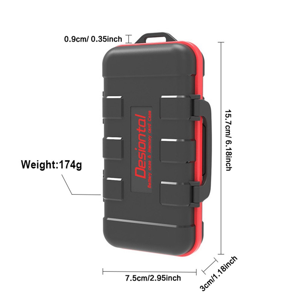 Camera Memory Card Protective Box Camera Battery Box SD/TF Card Storage Box Set