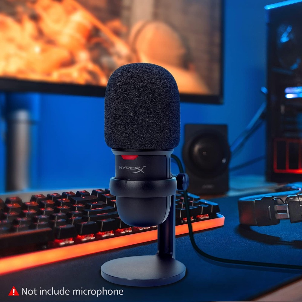 SUNMON SoloCast 2 Microphone Pop Filter Windscreen HyperX Mic Cover