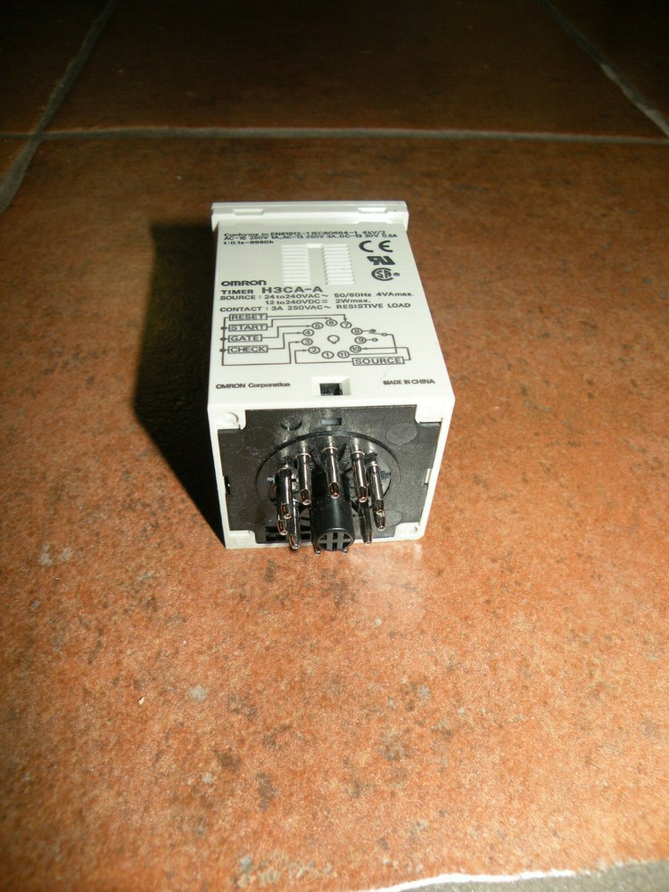 New Omron H3CA-A Solid-state Timer 24-240VAC/VDC