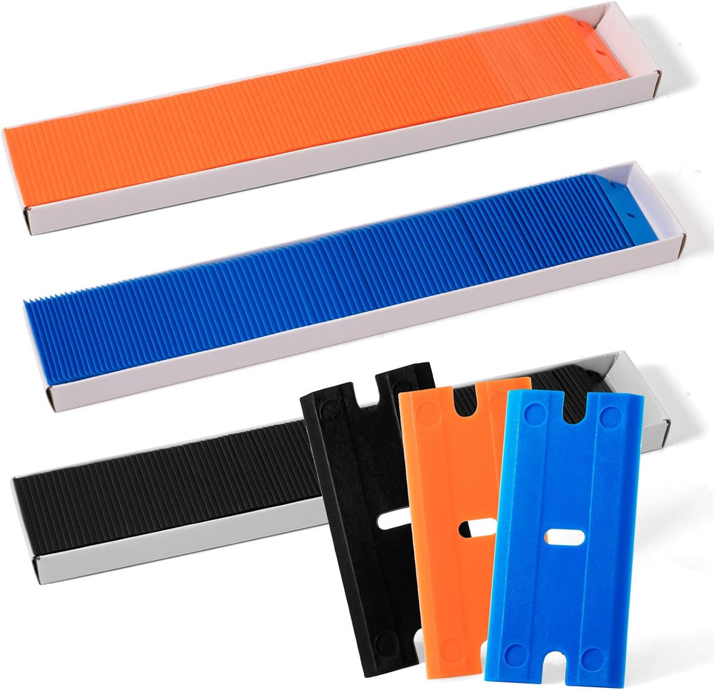 Plastic Blades, Double Edged Plastic Blade, 300 PCS Replacement Blades Fit for P