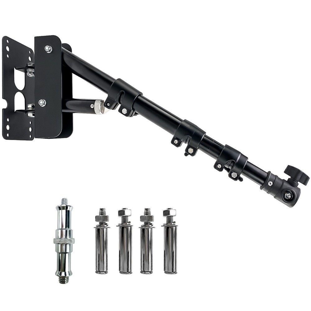 43" Ring Light Wall Mount Triangle Boom Arm Adjustable Camera Wall Mount Support