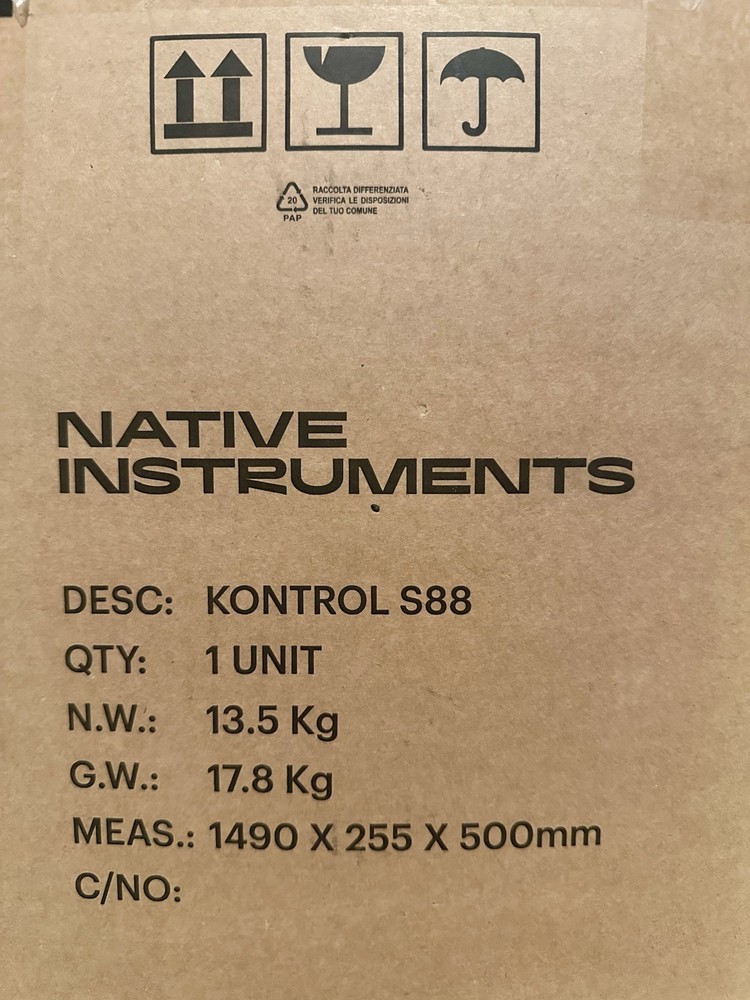 Native Instruments Kontrol S88 MK3 88-Key MIDI Smart Keyboard Controller