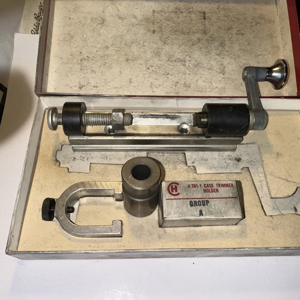 VTG. C-H Case Trimmer Reloading Equipment