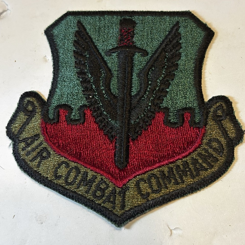 Vintage 1990s USAF Air Combat Command & Squadron Embroidered Air Force Patch Lot