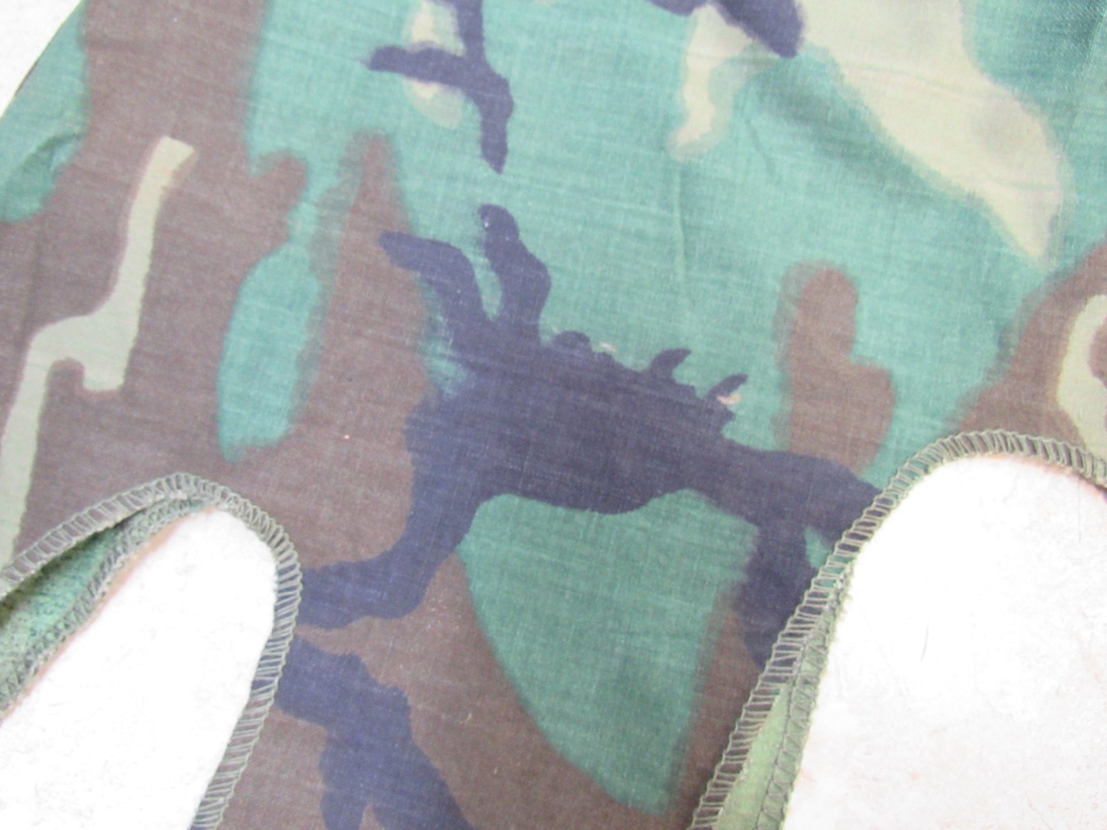 US Vietnam Era M1 Helmet Cover Erdl Woodland Camouflage Dated 1969 Original