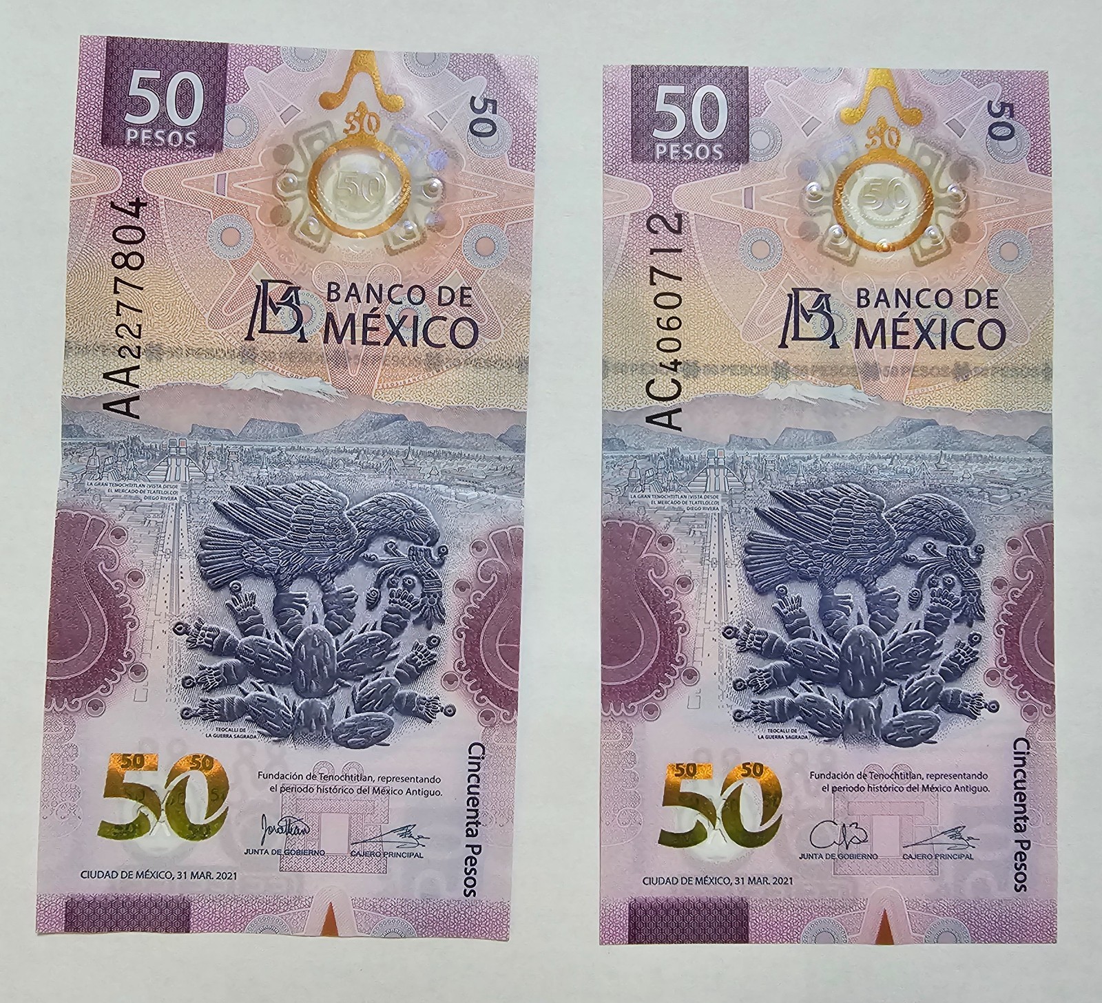 LOT OF 11 MIX BANKNOTE MEXICO 1998,1999,2018,2019,2021,2022.
