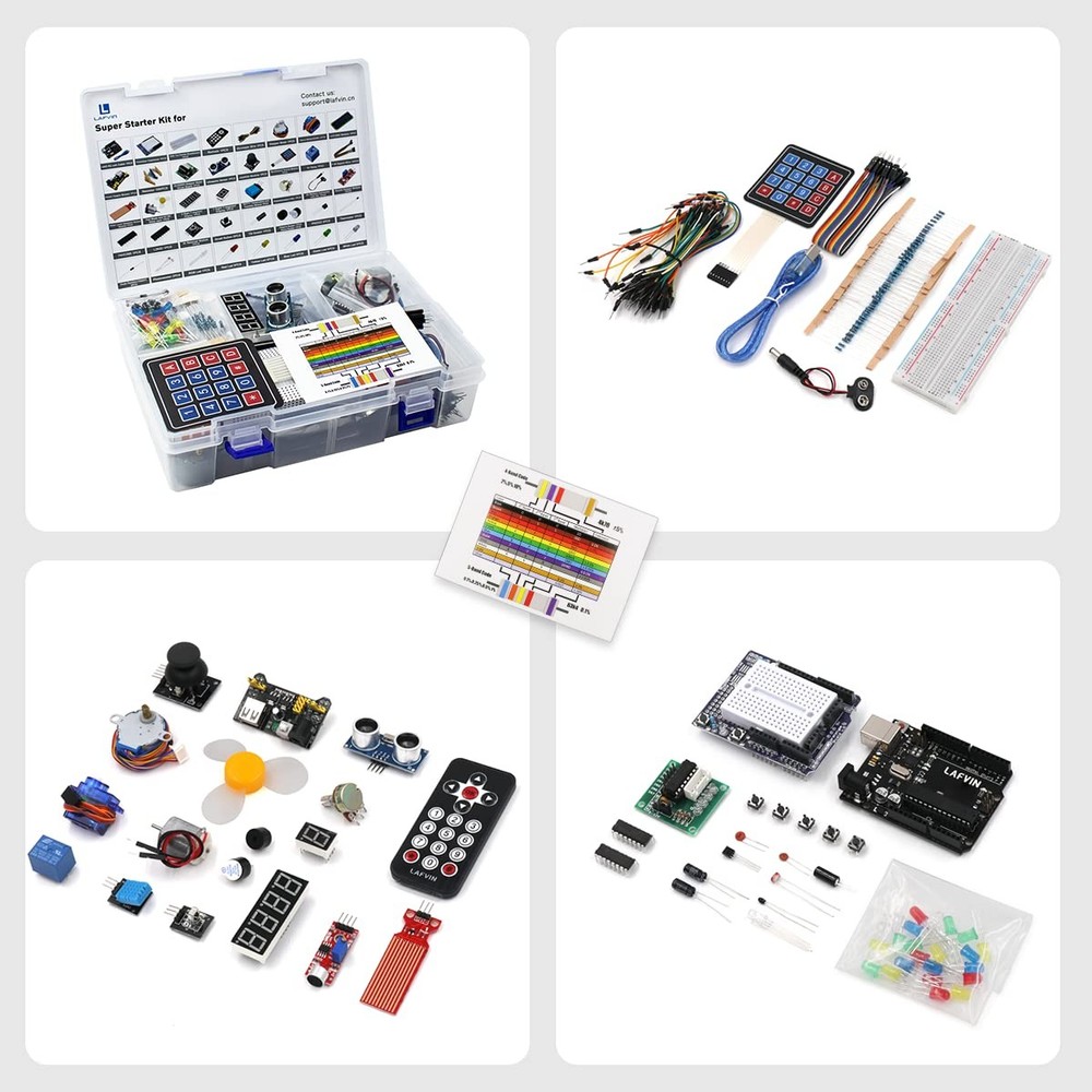 LAFVIN Project Super Starter Kit for R3 Mega2560 Mega328 Nano with Tutorial...