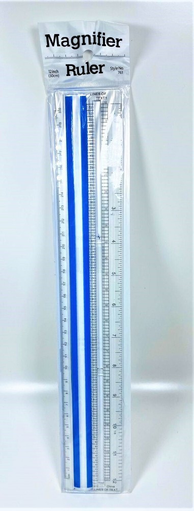 Allary Magnefying Ruler 12" - Durable