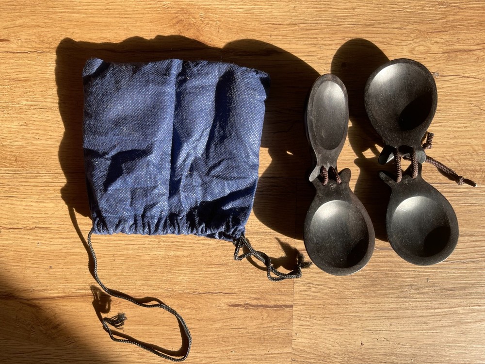 2 Pack Spanish Castanets Flamenco with String