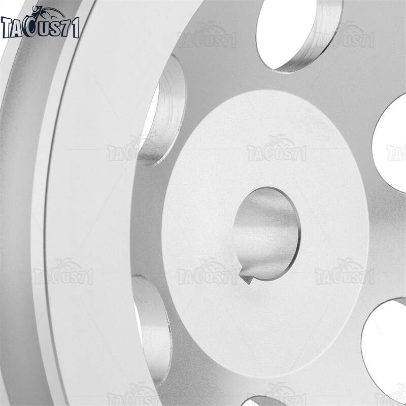 Billet 1V Power Steering Pump Pulley Key Way for SBC BBC Chevy Short Water Pump