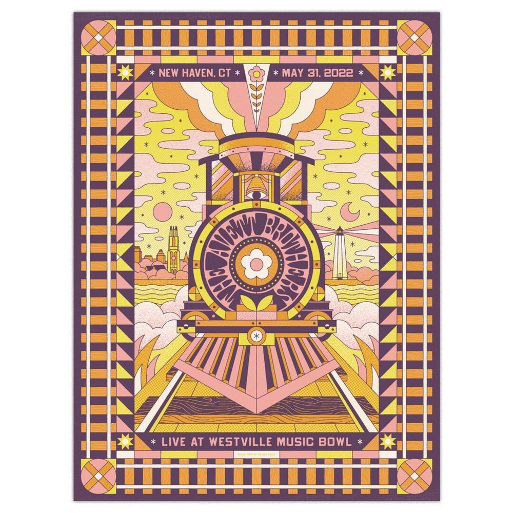 OFFICIAL The Avett Brothers Westville New Haven CT 2022 SHOW EDITION Poster #200