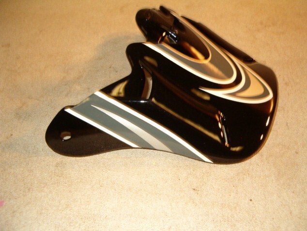 Black & Silver Visor for O'Neal WF540 Helmets- NEW!