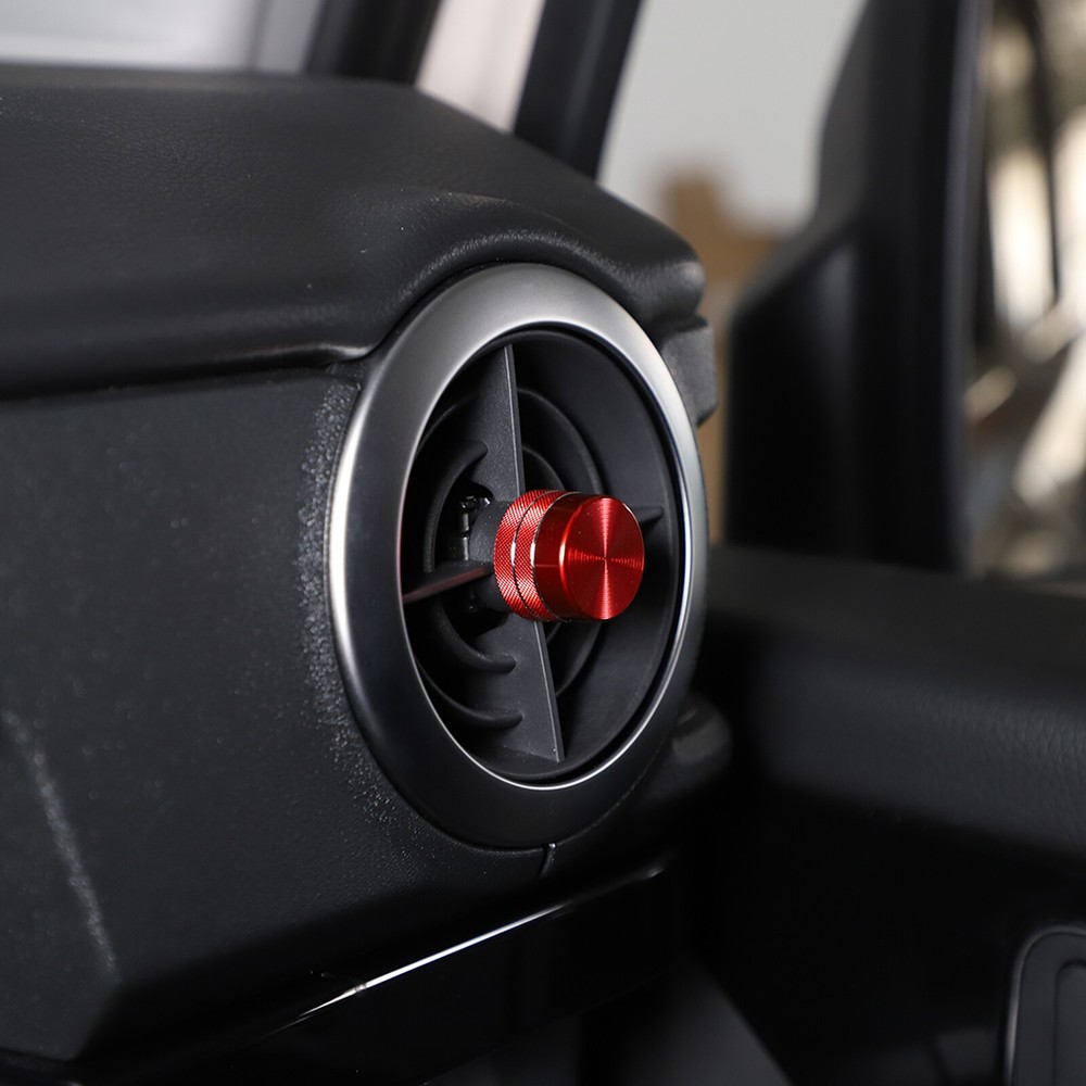 Side Vent Knobs Aluminum Alloy Red for INEOS Grenadier 2020+