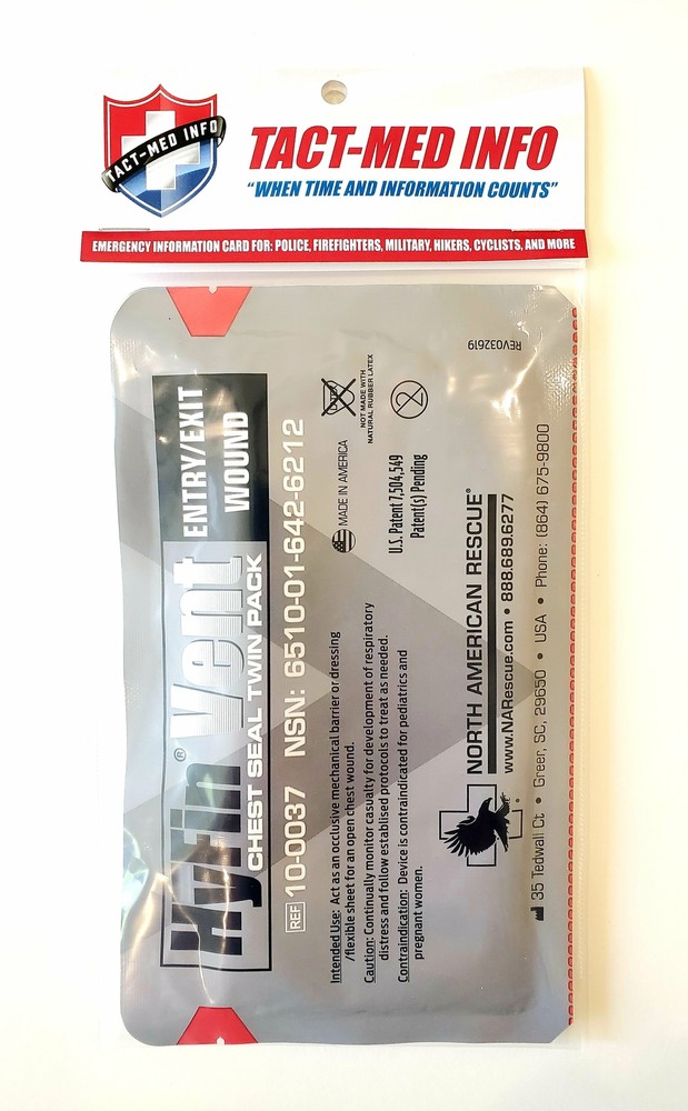 HyFin Vent Chest Seal Entry / Exit Pack