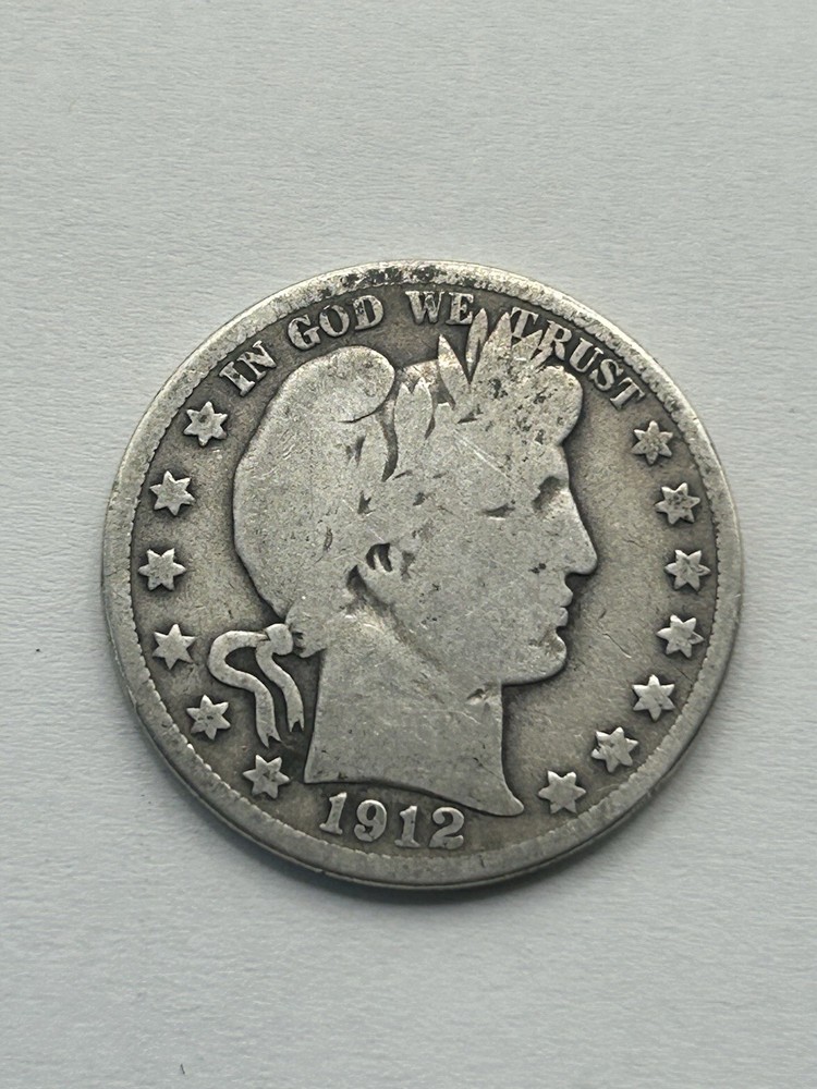 1912S Barber Half Dollar G+
