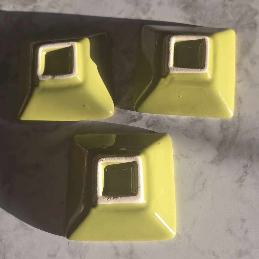 Lime Green Condiment Dishes
