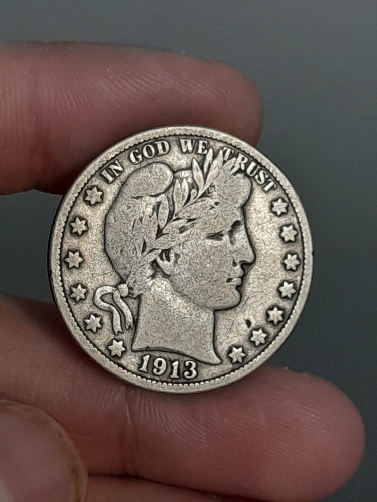 1913- P Barber Half Dollar (Semi-Key)
