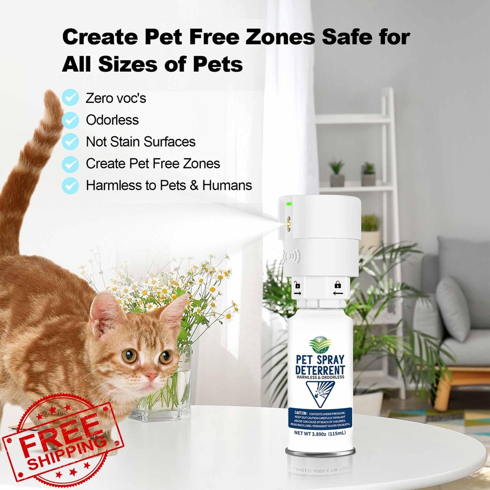 diloqio 2 Pack Cat Spray Deterrent Motion Activated Odorless