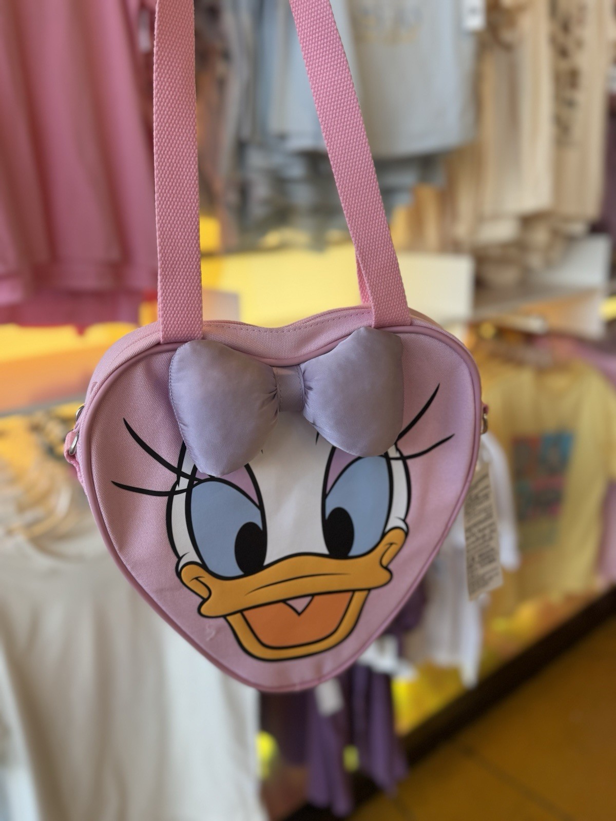 As Is Disney Parks 2026 Daisy Mini Face Tote Crossbody New