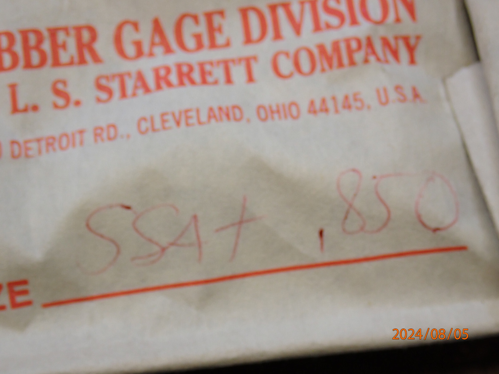 3 NEW OLD STOCK STARRETT WEBBER .850 GAGE BLOCKS GAUGE MACHINIST TOOLING