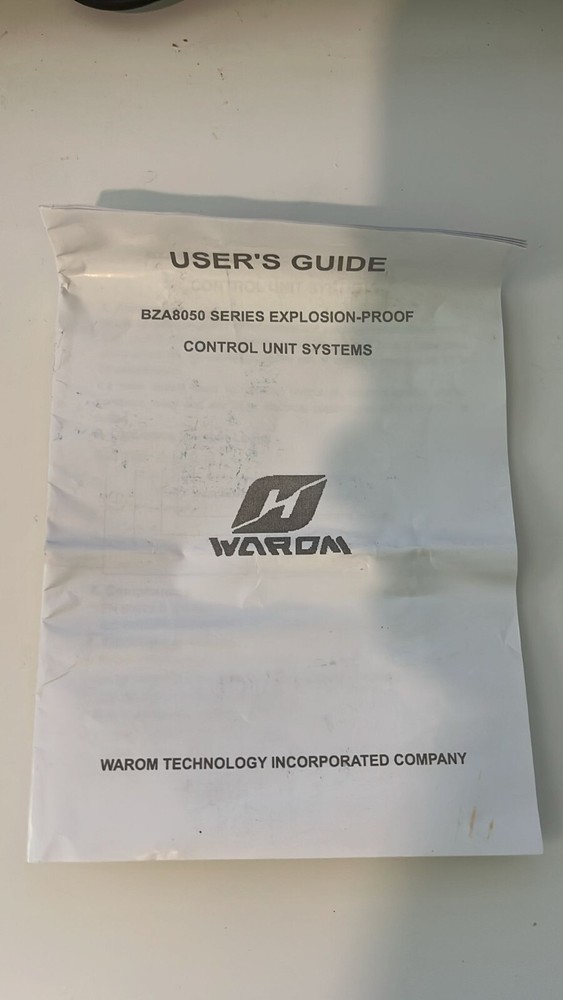 WAROM Control Unit Systems Explosion-proof BZA8050-40065A / BZA805040065A