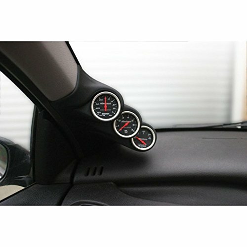 Mounting Instrument Panel 3 Openings Bracket 52MM Black Car Accessories