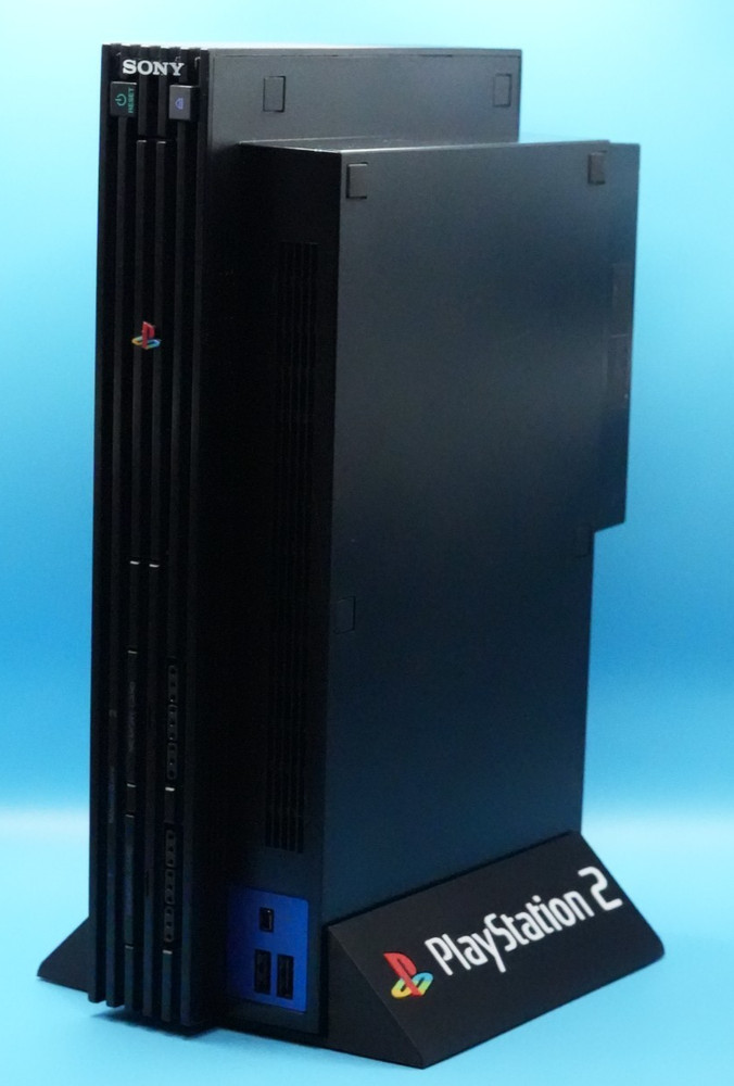 PlayStation 2 Fat vertical stand 3D Printed