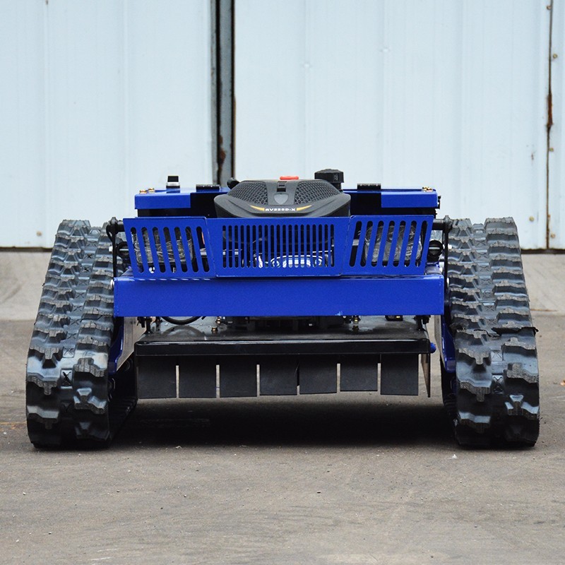 Gasoline Remote Controlled Tracked Lawn Mower RATO 225cc 7HP - Free Shipping