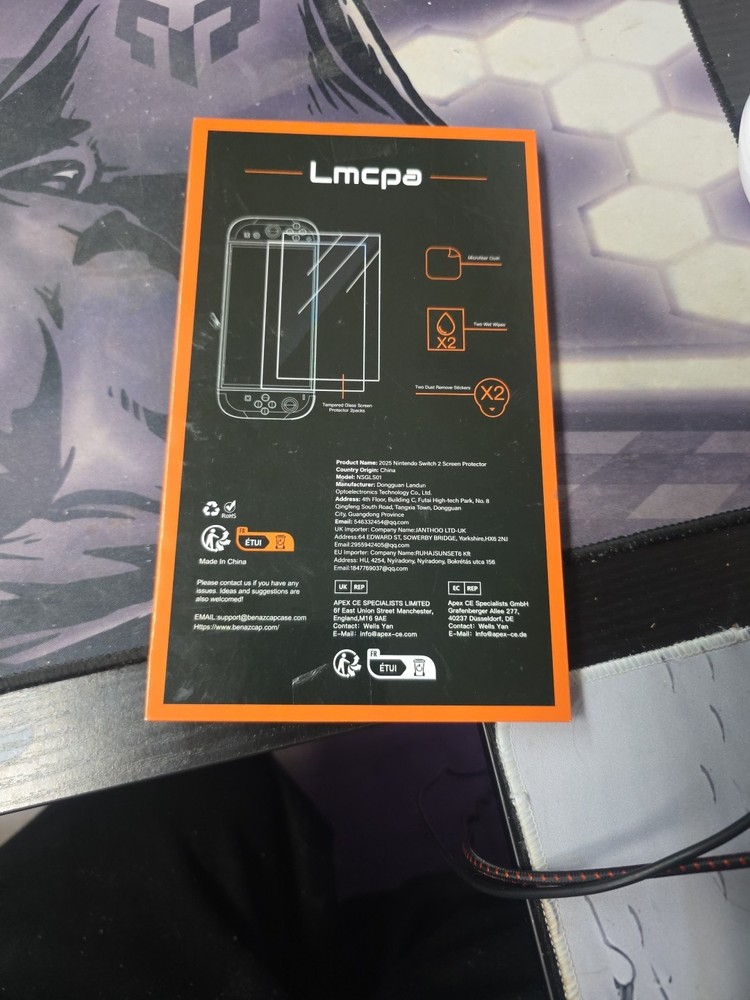[2-Pack] Lmcpa Screen Protector for Nintendo New Switch 2（2025）