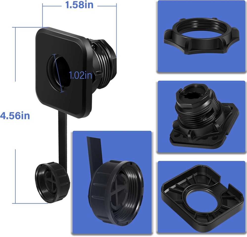Bulkhead Connector Kit is a Connection Solution for Penetrate Panel or Bulkheads