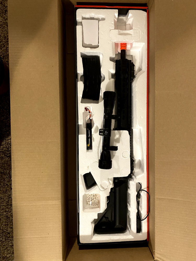 Evike M4 Fully Automatic Airsoft Gun Bundle