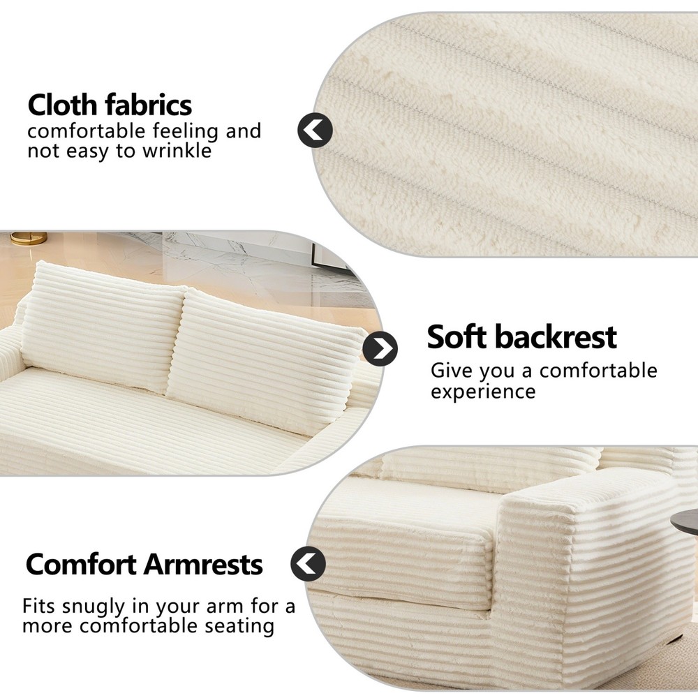 Convertible Sofa Bed Loveseat Sofa Couch 2in1 Multi-Functional Sleeper Sofa