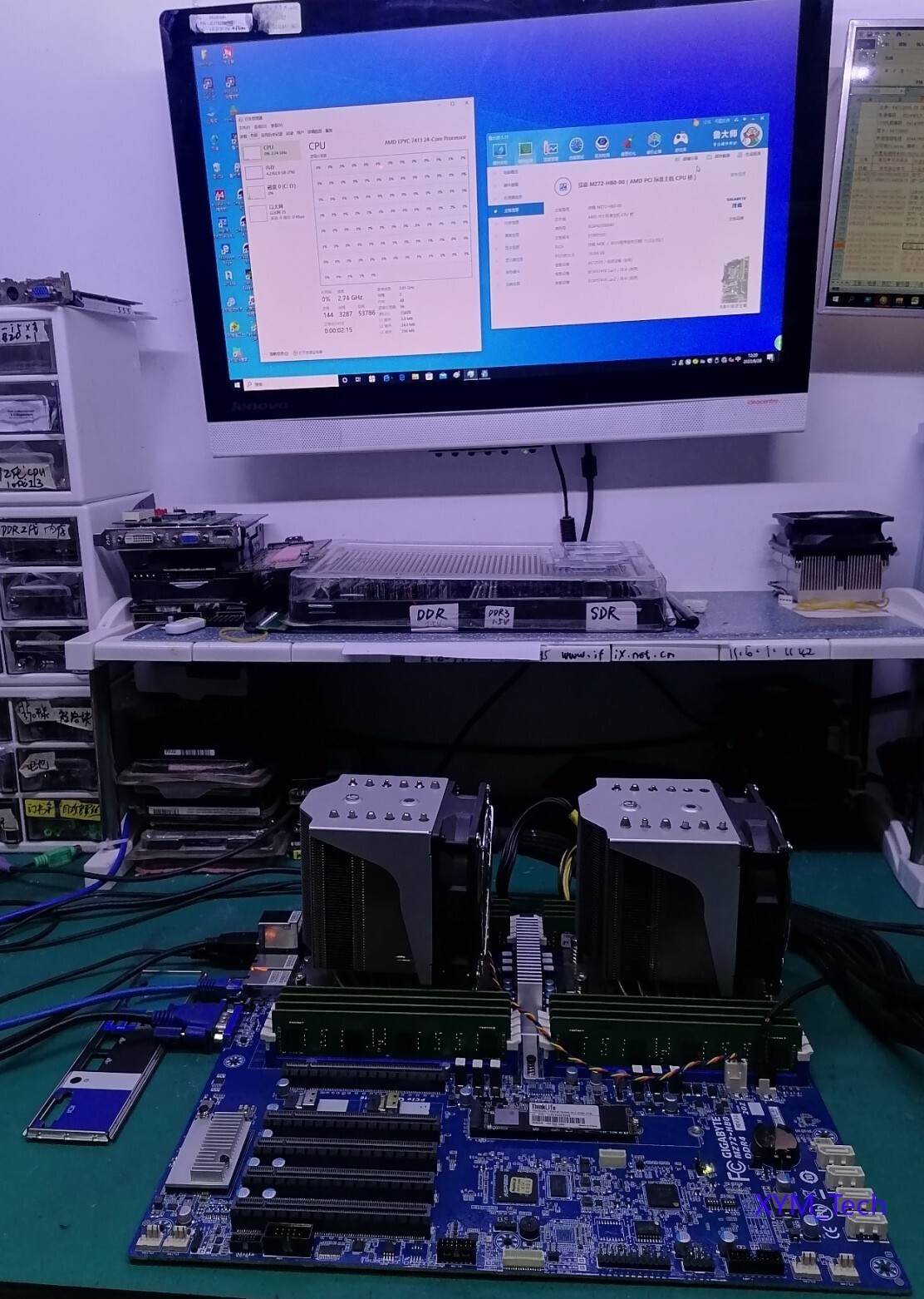 FOR Gigabyte MZ32-AR0 EPYC Motherboard with PCIE 4.0,Support Rome Milan