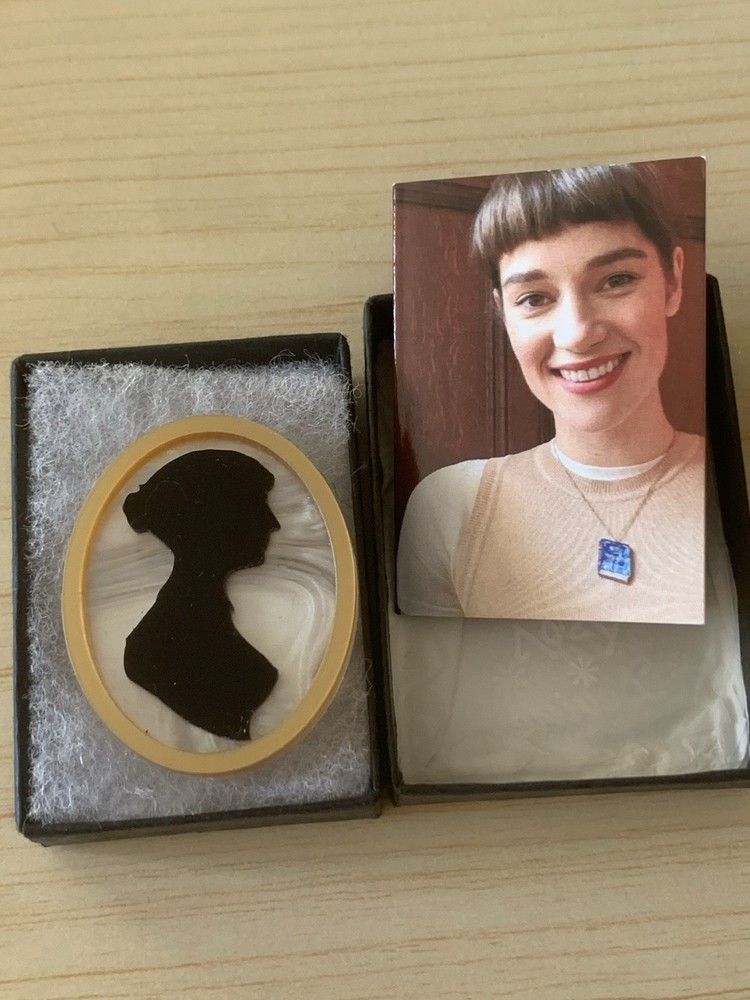 Tatty Devine Jane Austen Portrait Brooch