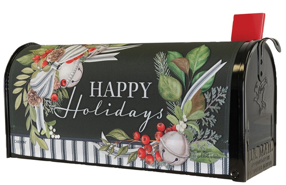 Silver Bells Nylon Mailbox Cover