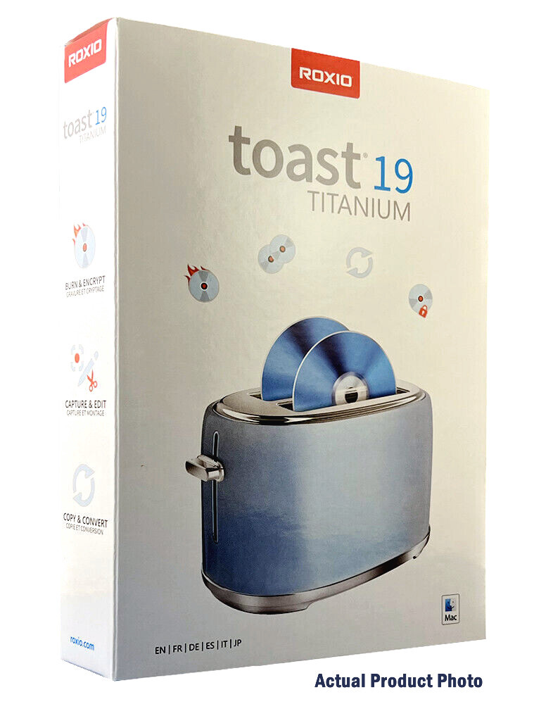 Roxio Toast 19 Titanium for Mac - New Retail Box