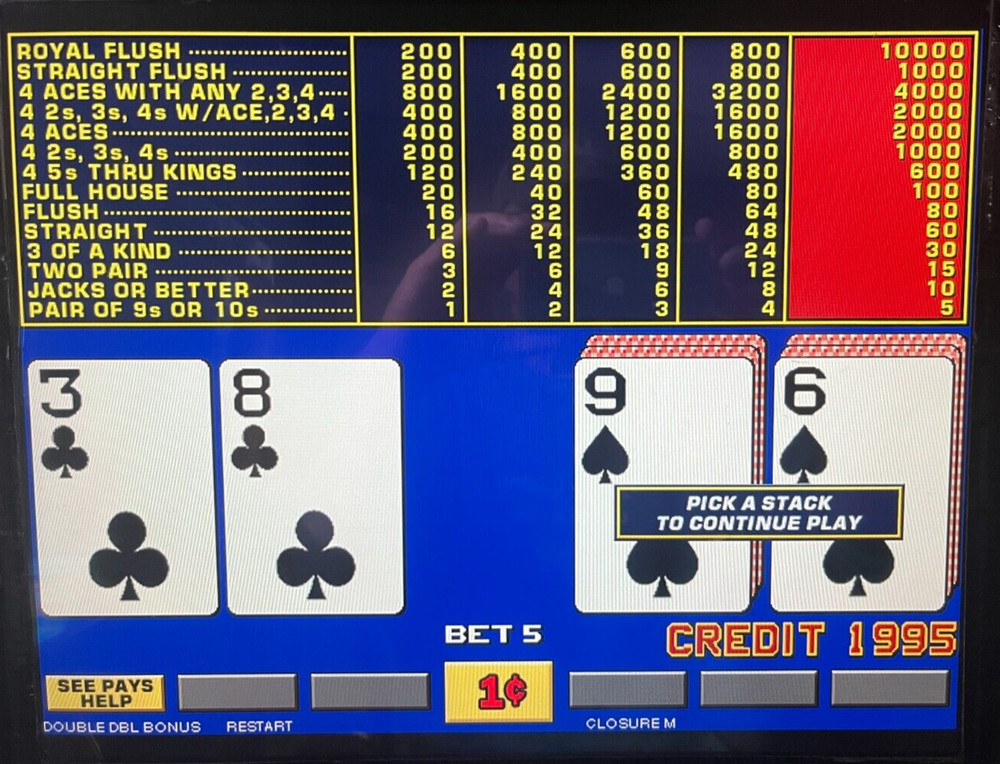 IGT Pick A Pair Game King Poker Software