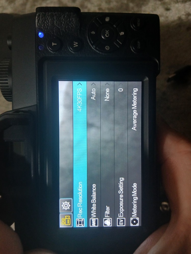 Monitech 4k digital camera camcorder (MINT) wide angle lens
