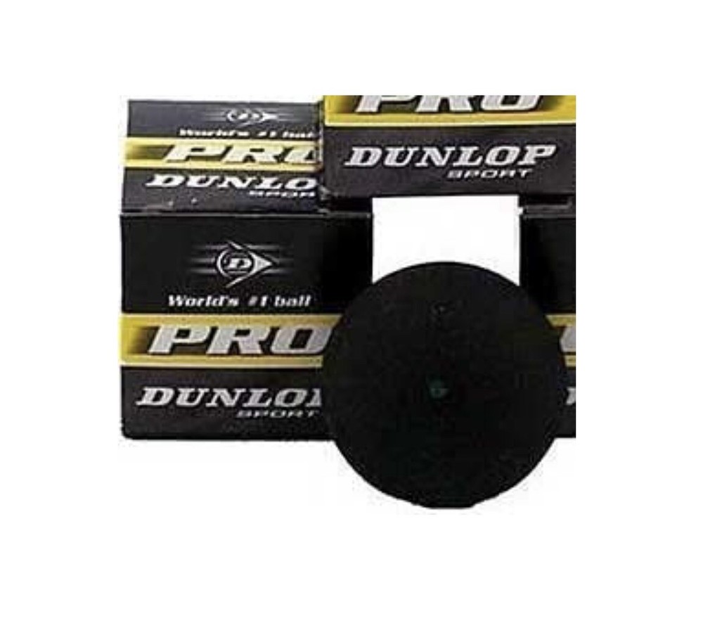squash balls Dunlop (3pc) 2 Dots Pro