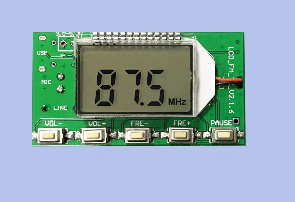 Stereo Wireless Microphone 76-108MHz