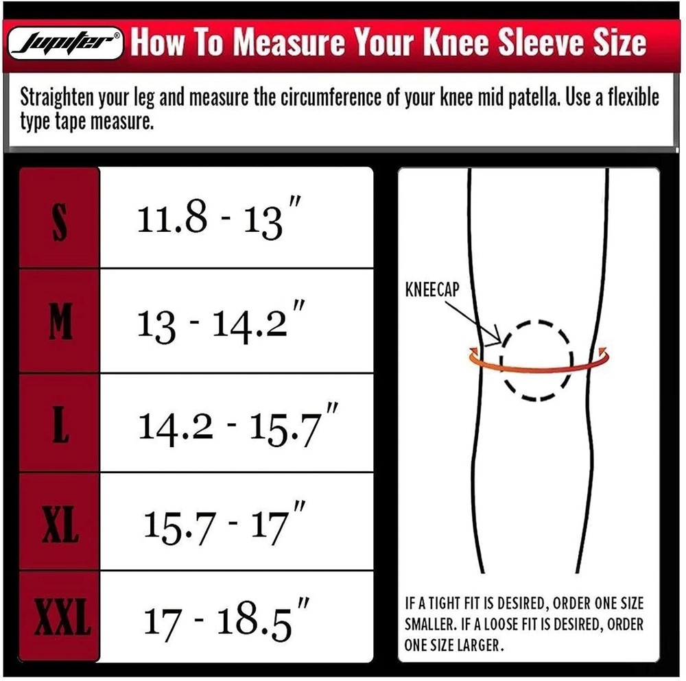 Knee Sleeves Pair - 7mm Compression Braces for Squats