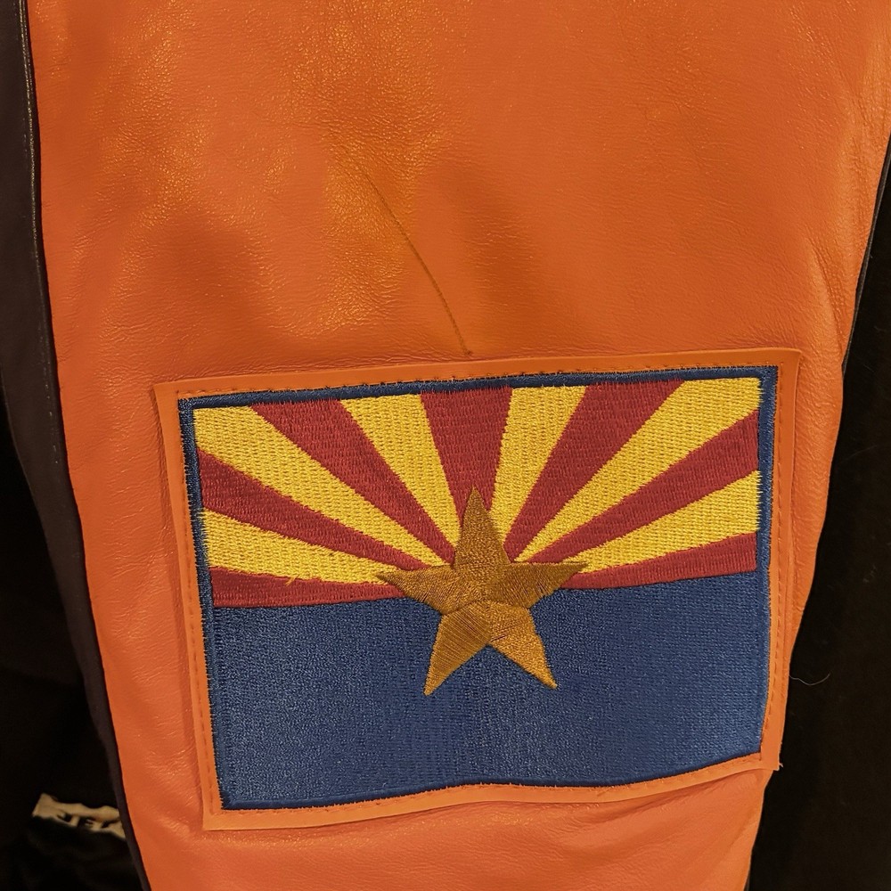 Jeff Hamilton Phoenix Suns NBA Leather Motorcycle Jacket
