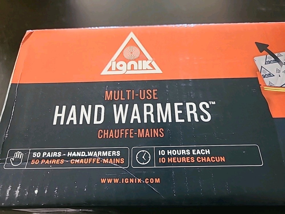 Ignik Resealable Multiple-use Hand Warmers 50-pack