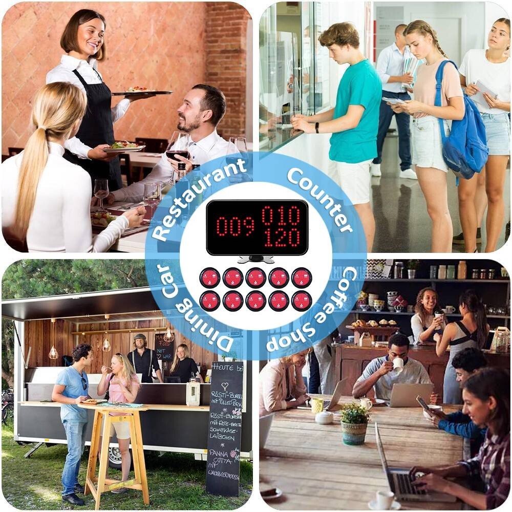 Wireless Restaurant Table Call System Waiter Caller