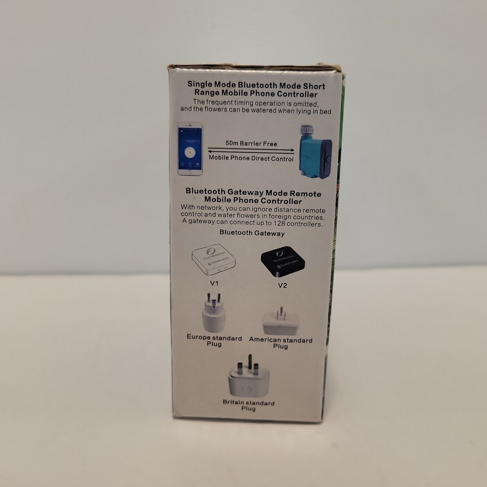 Bluetooth WiFi Watering Controller - Automatic Flower Timer, Smartphone Remote C